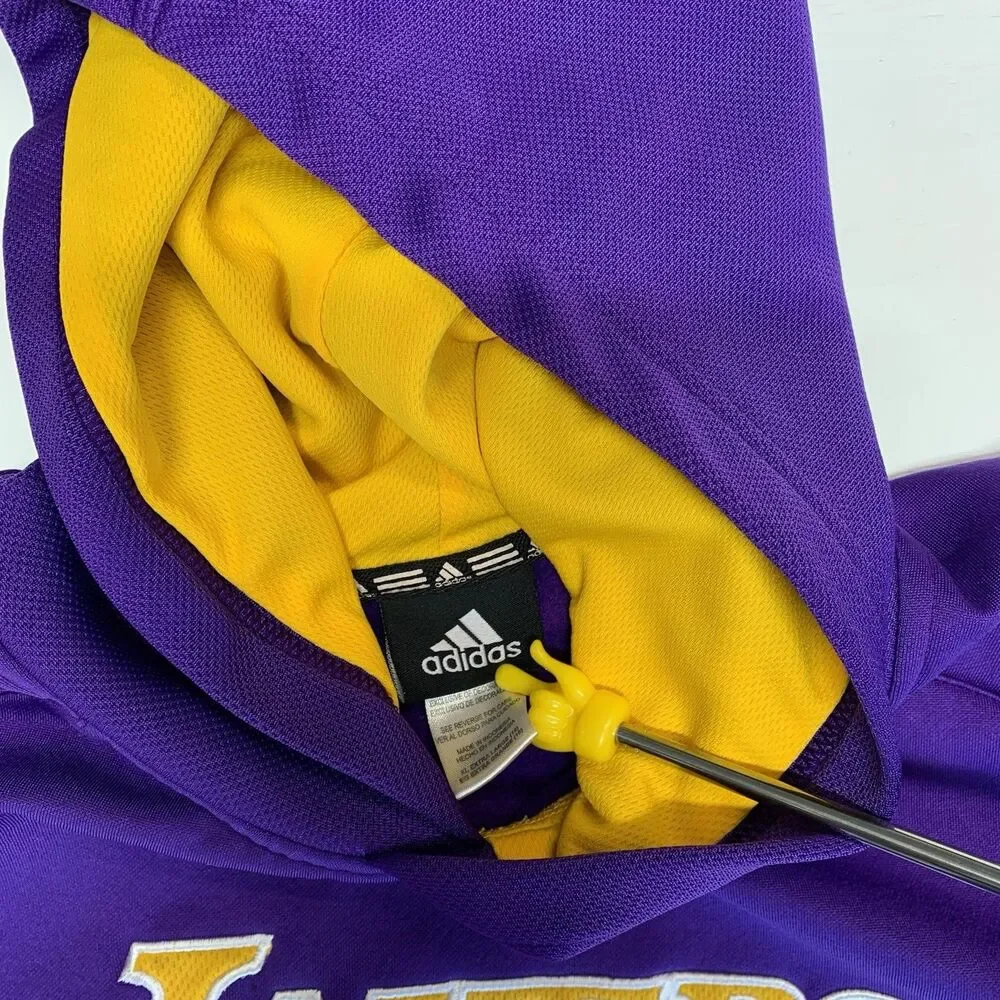 Los Angeles Lakers Hoodie Youth XL NBA Basketball Adidas Sweatshirt Pullover